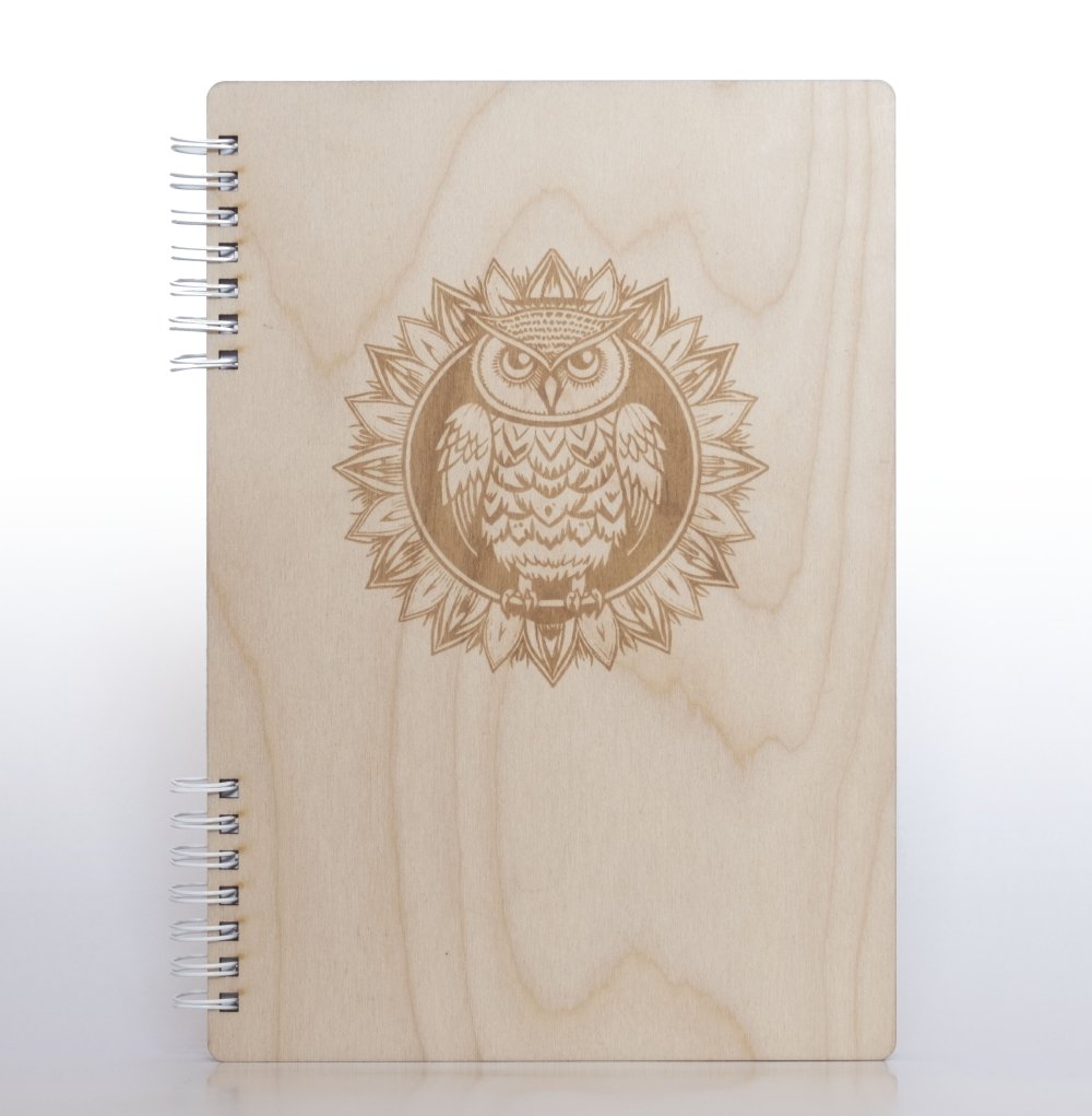 Деревянный блокнот Сова1 664824586