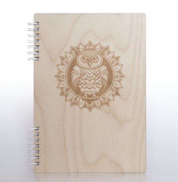 Деревянный блокнот Сова1 664824586